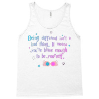 Being Different Is No Bad Thing  27 Tank Top | Artistshot