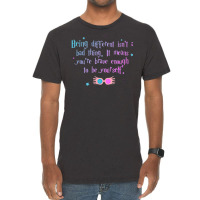 Being Different Is No Bad Thing  27 Vintage T-shirt | Artistshot