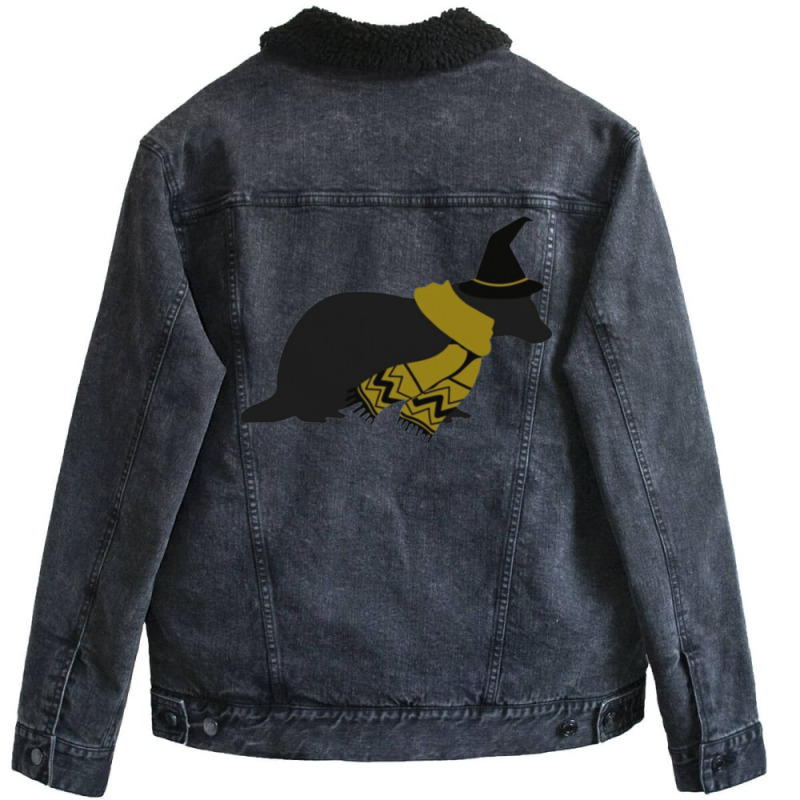 Badger For Yellow Magic Unisex Sherpa-Lined Denim Jacket by cobelldanishr | Artistshot