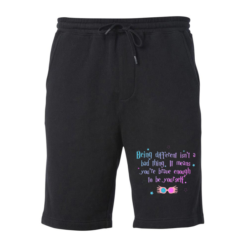 Being Different Is No Bad Thing  51 Fleece Short by laphammerlox | Artistshot