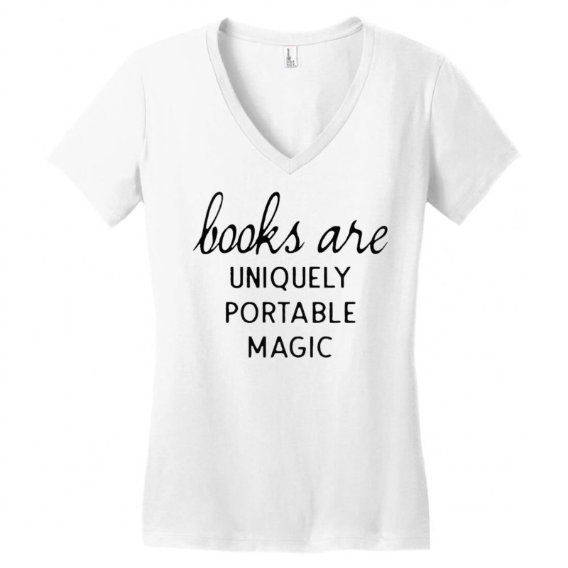 Books Are Magic Women's V-Neck T-Shirt by brodyjeunep | Artistshot