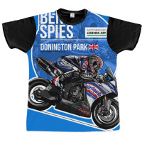 Motorcycle Ben Spies   2009 Donington Park Graphic T-shirt | Artistshot