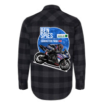 Motorcycle Ben Spies   2009 Donington Park Flannel Shirt | Artistshot