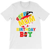 Mom Of The Birthday Boy Shirt Uno Mommy Mama 1st B T-shirt | Artistshot