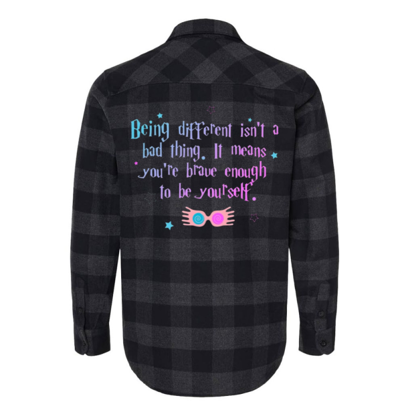 Being Different Is No Bad Thing  31 Flannel Shirt by wilktopick1 | Artistshot