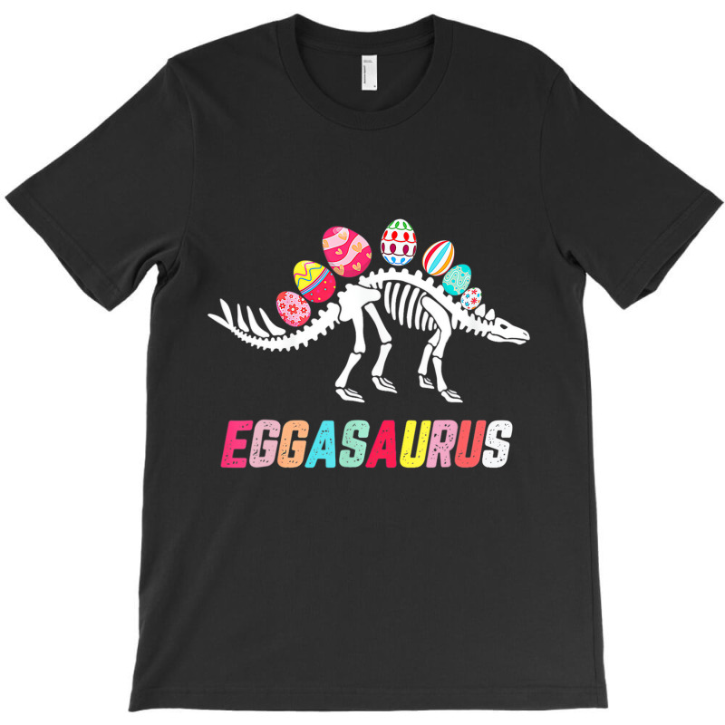 Funny Eggasaurus Stegosaurus Egg Dinosaur Happy Ea T-shirt | Artistshot