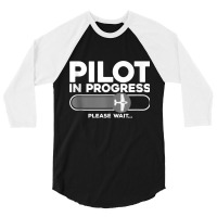 Pilot Art Men Women Airline Future Pilot Aviation  3/4 Sleeve Shirt | Artistshot