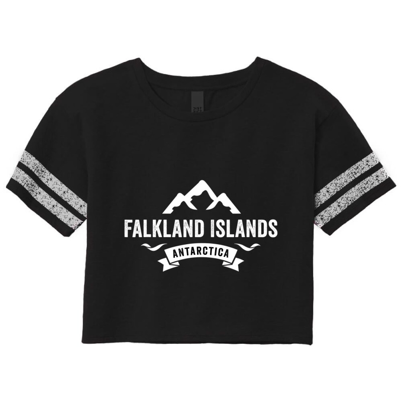 Falkland Islands Antarctica T Shirt Scorecard Crop Tee by bonne | Artistshot