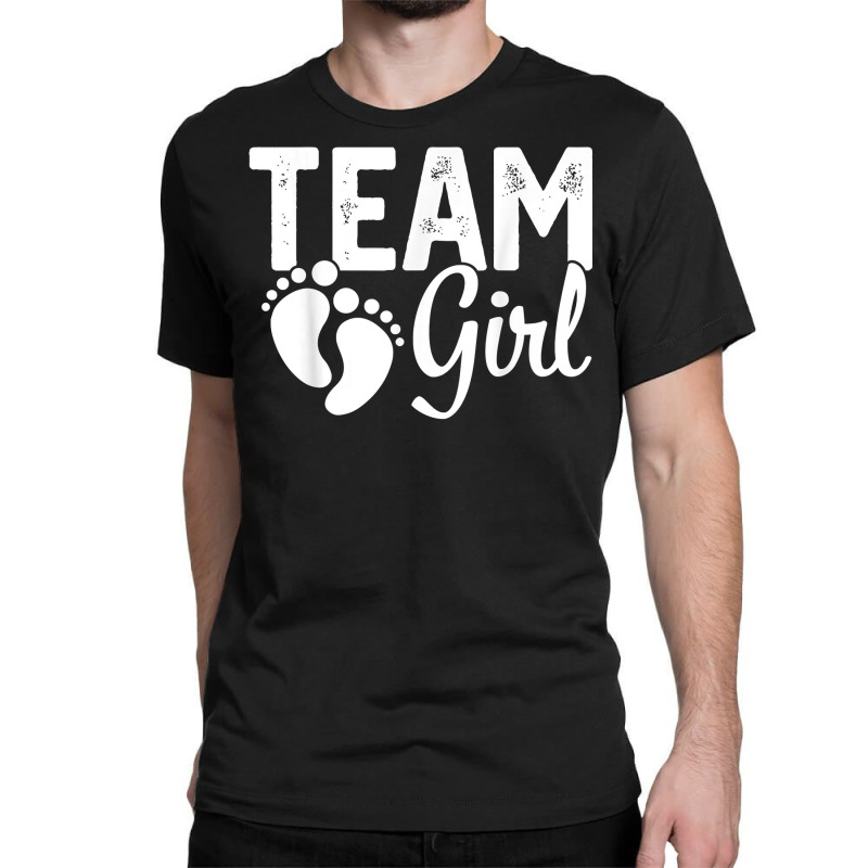 Gender Reveal Team Girl Pink T Shirt Classic T-shirt | Artistshot