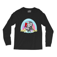 Kawaii Pastel Goth Unicorn And Grim Reaper Creepy Long Sleeve Shirts | Artistshot