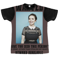 My Favorite People Wanted Hayley Atwell Funny Grap Graphic T-shirt | Artistshot