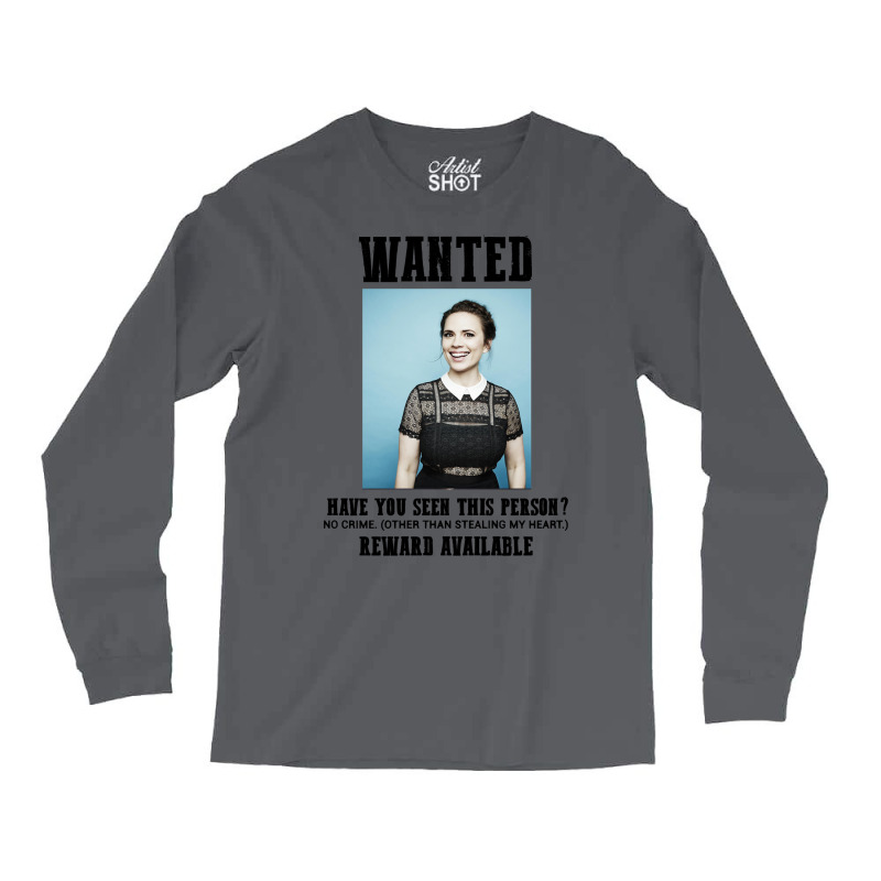 My Favorite People Wanted Hayley Atwell Funny Grap Long Sleeve Shirts by rouassbielln | Artistshot