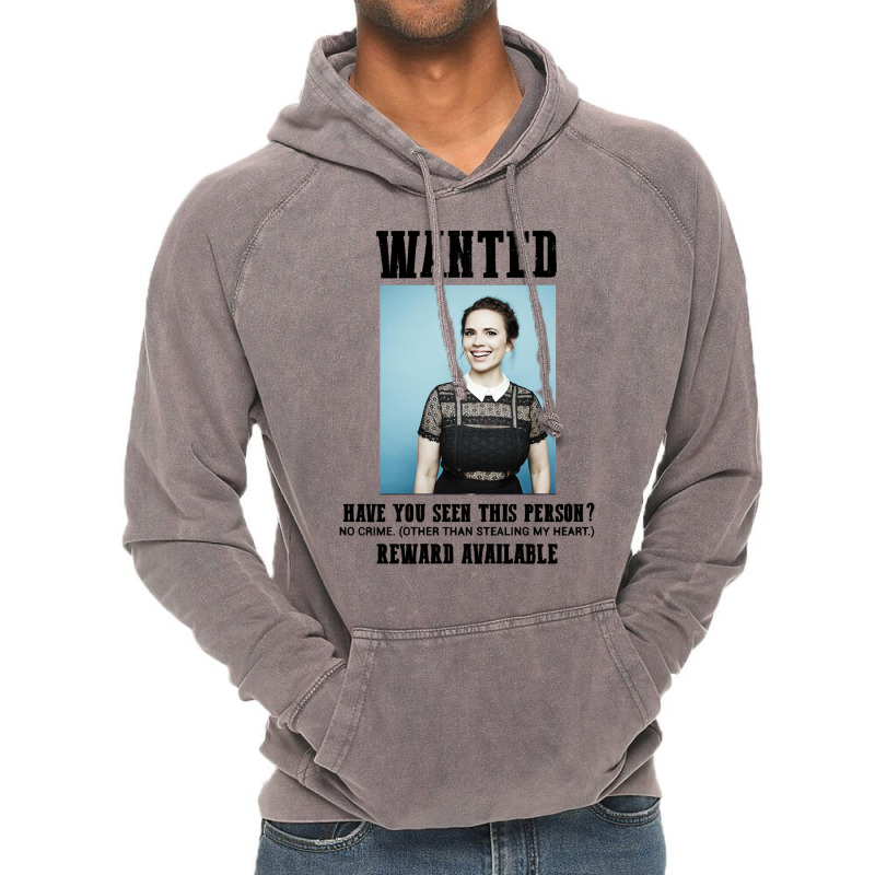 My Favorite People Wanted Hayley Atwell Funny Grap Vintage Hoodie by rouassbielln | Artistshot