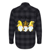 Bee Happy Bee Gnome Spring T Shirt Flannel Shirt | Artistshot