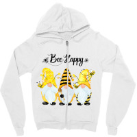 Bee Happy Bee Gnome Spring T Shirt Zipper Hoodie | Artistshot