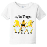 Bee Happy Bee Gnome Spring T Shirt Baby Tee | Artistshot