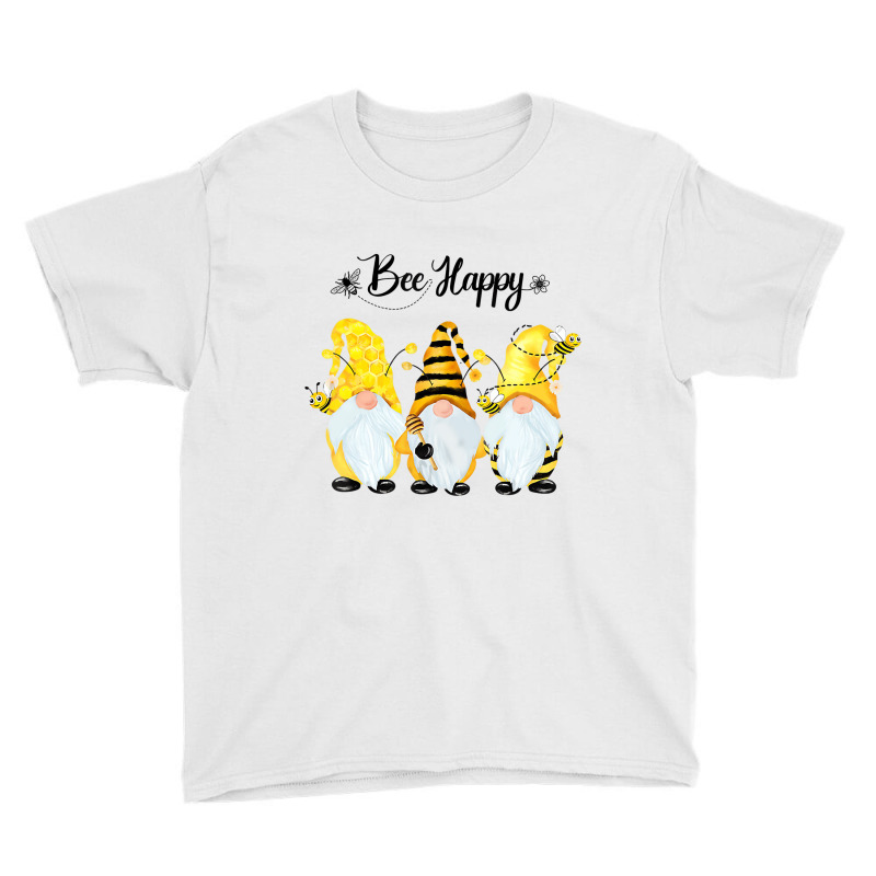 Bee Happy Bee Gnome Spring T Shirt Youth Tee | Artistshot