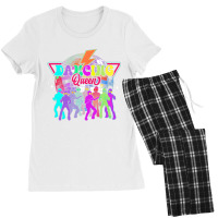 Disco Queen Dance Mom Dancing A Queen Vintage 70s Women's Pajamas Set | Artistshot