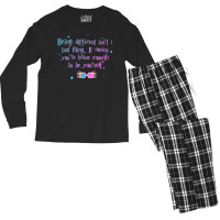 Being Different Is No Bad Thing  5 Men's Long Sleeve Pajama Set | Artistshot