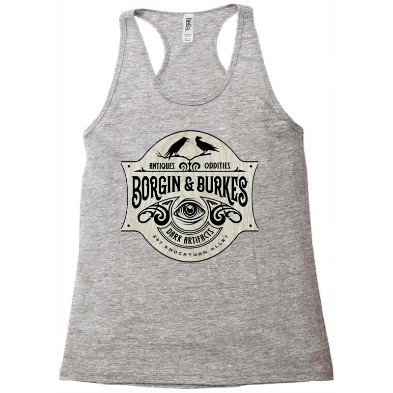 Borgin N Burkes Racerback Tank by brodyjeunep | Artistshot