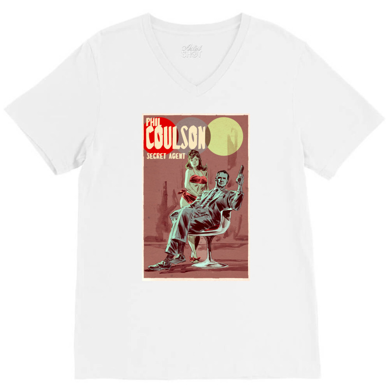 Phil Coulson Secret Agent V-neck Tee | Artistshot