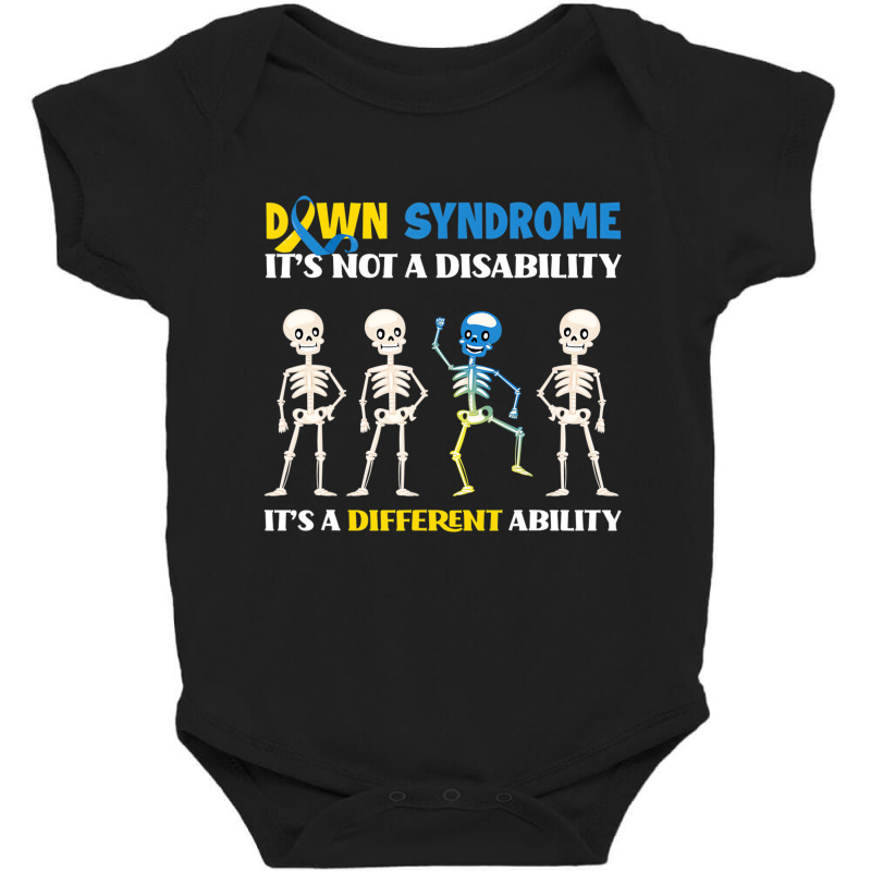 Down Syndrome It's Not A Disability It's A Differe Baby Bodysuit by ewubea | Artistshot