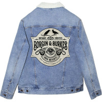 Borgin N Burkes Unisex Sherpa-lined Denim Jacket | Artistshot