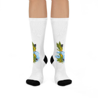 Parrot & Dragon Reflection I Senegal Parrot T Shir Crew Socks | Artistshot