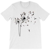 Dog Flower Fly Dandelion Boston Terrier Gifts Dog T-shirt | Artistshot