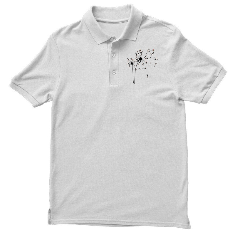 Dog Flower Fly Dandelion Boston Terrier Gifts Dog Men's Polo Shirt by coyagota | Artistshot