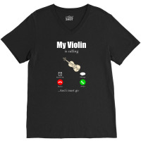 Violin Violin Orchestra Musical Instrument (9) V-neck Tee | Artistshot