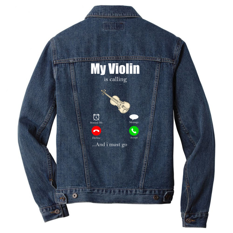 Violin Violin Orchestra Musical Instrument (9) Men Denim Jacket by ChuArt. | Artistshot