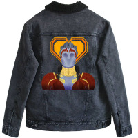 N7 Keep   Samara Unisex Sherpa-lined Denim Jacket | Artistshot