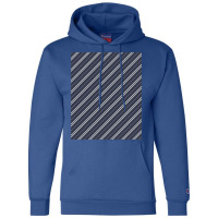 Blue And Silver House Colors Stripes Pattern Champion Hoodie | Artistshot