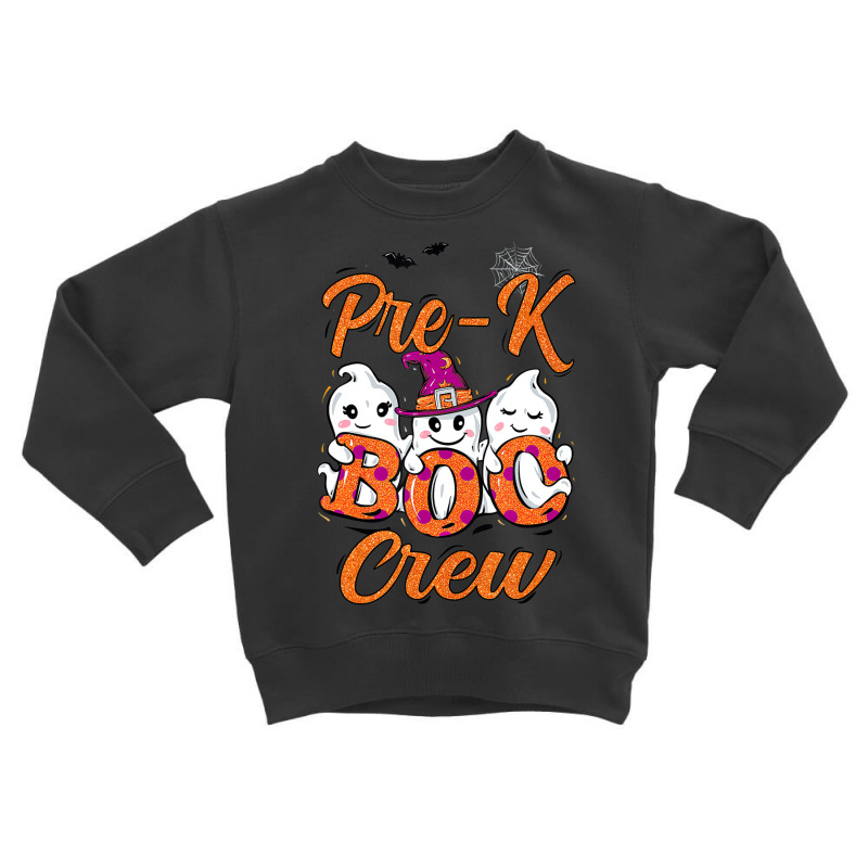 Funny Halloween Costume Pre K Boo Crew Pre K Boys Toddler Sweatshirt | Artistshot