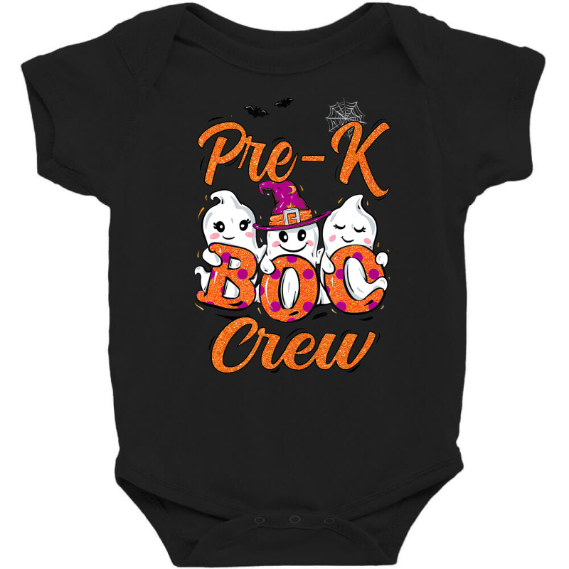 Funny Halloween Costume Pre K Boo Crew Pre K Boys Baby Bodysuit | Artistshot