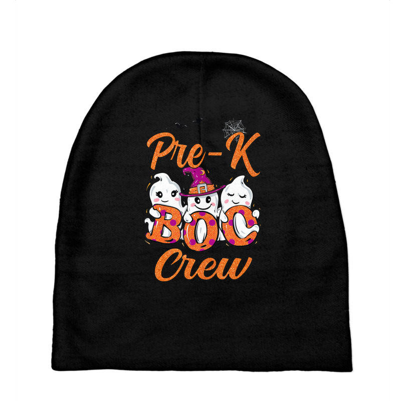 Funny Halloween Costume Pre K Boo Crew Pre K Boys Baby Beanies | Artistshot