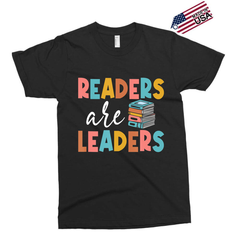 Readers Are Leaders Boho Leopard Book Lover Back T Exclusive T-shirt by bettincam | Artistshot