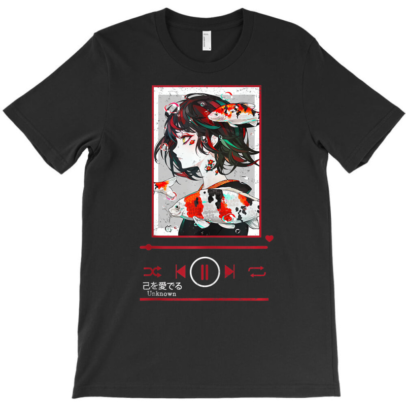 Anime Girl Japanese Aesthetic Anime Otaku Music Pl T-shirt | Artistshot