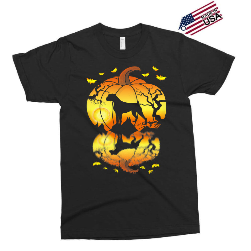 Boxer Dog Water Reflection In A Pumpkin Halloween  Exclusive T-shirt | Artistshot