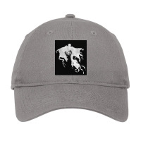 Black Floating Soul Wizard Reindeer Magic Silhouet Adjustable Cap | Artistshot