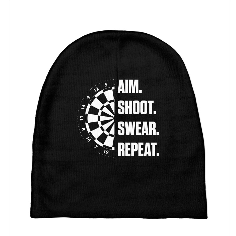 Darts Problems Dartboard Fun Hobby Dart Player T S Baby Beanies by refahnes | Artistshot