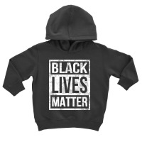 Black Lives Matter White Grunge Toddler Hoodie | Artistshot