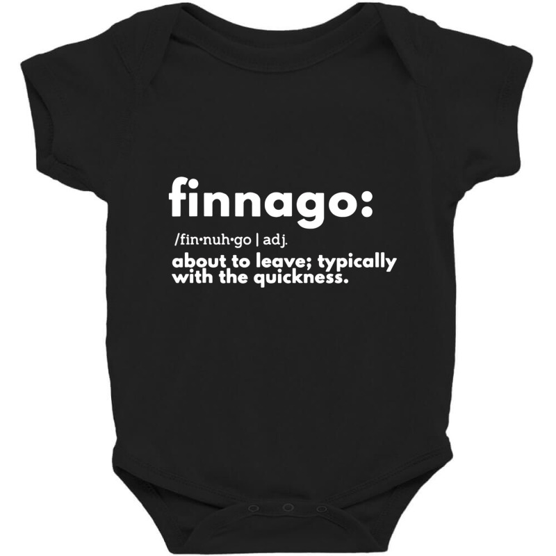 Finnago About To Leave; Typically With The Quickne Baby Bodysuit by bonne | Artistshot