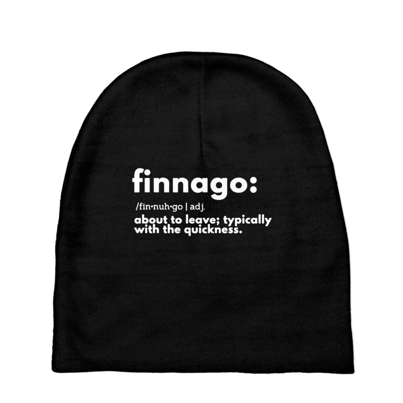 Finnago About To Leave; Typically With The Quickne Baby Beanies by bonne | Artistshot