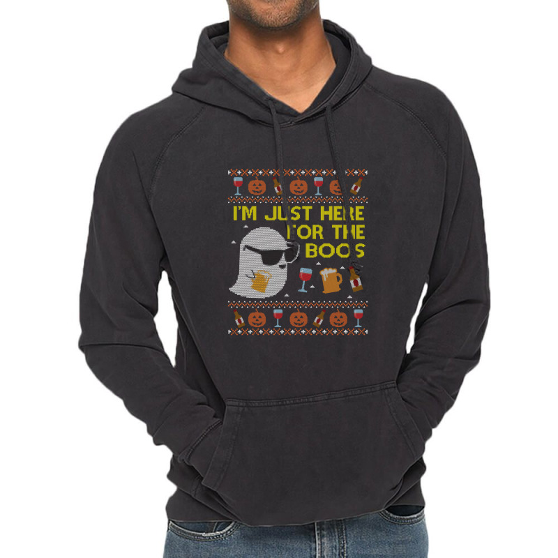 Funny Here For The Boos Sweatshirt Ugly Halloween  Vintage Hoodie | Artistshot