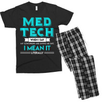 Med Tech Funny Medical Technician T Shirt Gag Gift Men's T-shirt Pajama Set | Artistshot