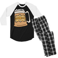 Butter Beer Men's 3/4 Sleeve Pajama Set | Artistshot