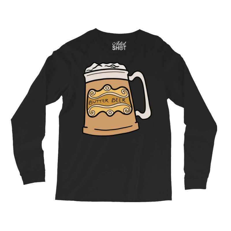 Butter Beer Long Sleeve Shirts by alfanomearsb | Artistshot