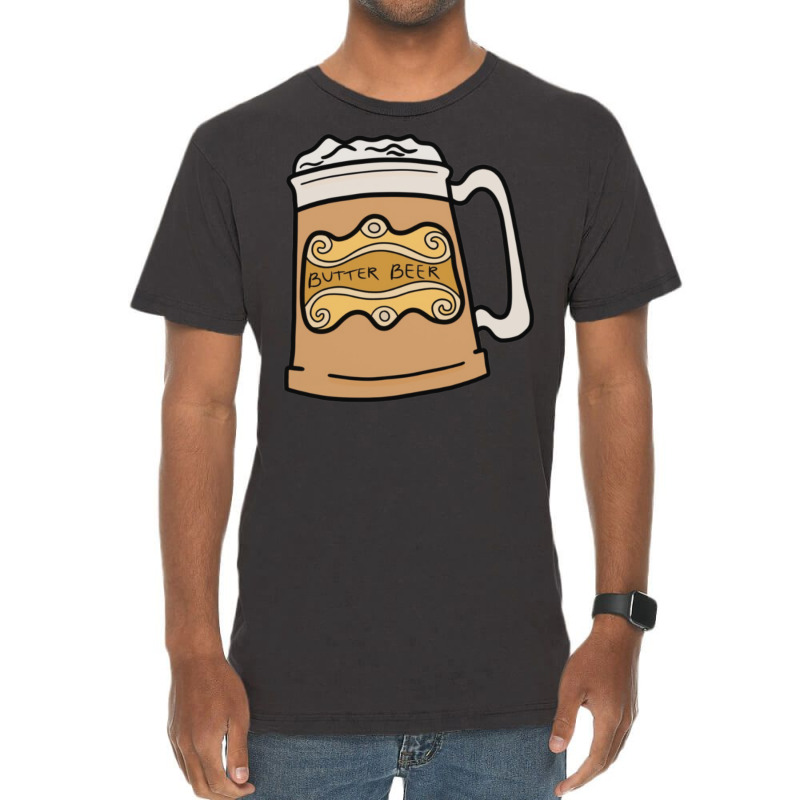 Butter Beer Vintage T-Shirt by alfanomearsb | Artistshot